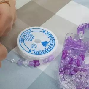 투명 우레탄줄 1mm 매듭팔찌재료