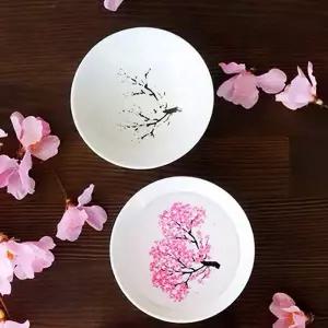 벚꽃 매화 술잔 온도 반응 색상 변화 소주잔 복숭아꽃 홈술 선물용 주방 소품