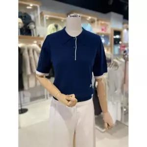 일부수량 [플라스틱아일랜드] 콤비 배색 폴로 니트 풀오버 (PR3KH861) 2792359