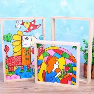 [키득키득]원목 아크릴 윈도우액자 20cm×30cm