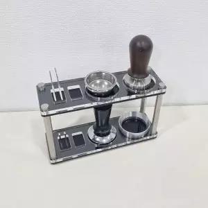 이앤위즈 커피 탬퍼스탠드 에스프레소 커피추출용기 보관 58mm