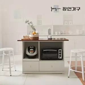[장인가구][비밀특가]브런치W 아일랜드 식탁(광파렌지대형)