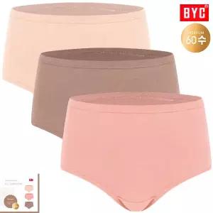 [하프클럽/BYC]BYC60면스판단색맥시삼각팬티3매입WNS5279