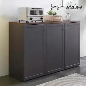 [장인가구]쉐프 그레이 1200 주방수납장