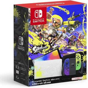 리퍼비쉬  Nintendo Switch(OLED 모델) 스플래툰 3 에디션 HEG-S-KCAAA
