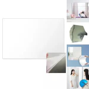 안전 거울지 접착 40x60cm A2/거울/붙이는/전신/스티커/만들기/부착/부착식/벽에/부착형/접착식/붙히는/
