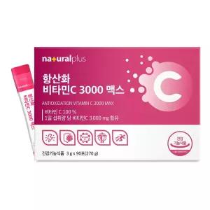 내츄럴플러스 항산화 비타민C 3000 맥스 고함량 90포 1개 부모님선물