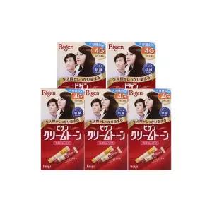 비겐크림톤 대용량 염색약 자연밤색4Gx5개 새치커버 60g