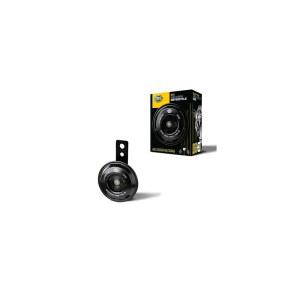 HELLA 012588061 모터사이클 시리즈 블랙 12V 디스크 혼(유니버설 핏-싱글 블리스터 팩)