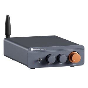 5.0 통합 Pro 트레블 패시브 BT20A 스피커용 수신기, 300W x 클래스 Bluetooth 실외 홈 오디오 베이스 스테레오 TPA3255 D 컨트롤 2채널 포함 Fosi 2 미니 앰프, 무선