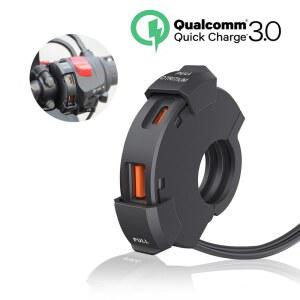 12v 새로운 오토바이 Usb 빠른 충전기 방수 소켓 유형 C 휴대 전화 포트 전원 콘센트 모바일 플러그 모토