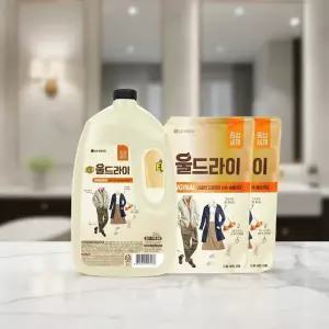 테크 울드라이 용기 2.5L 리필 1.3L 2개
