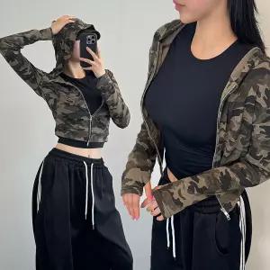 (스타일하우스)후드집업 후디 점퍼 카모글램집업
