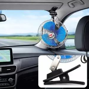 카팬 선풍기 12V 24V 8인치 날개로 강력한 바람 차량용 선풍기 소켓확인 후 주문