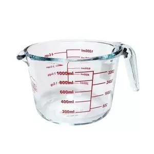 비커 이유식 베이킹 라면물 계량컵 1000ml 용량컵 페르비타 내열유리 SNM WFP8X85