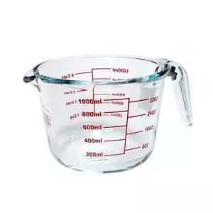 [핫트랙스]비커 이유식 베이킹 라면물 계량컵 1000ml 용량컵 페르비타 내열유리 SNM(WFP8X85)