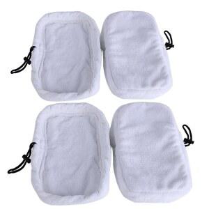 렌즈닦이천 Bissell Mop Pad 2PCS 교체 스팀 패드 이중 바닥이있는 Steam 섬유 커버