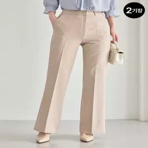 [모리스커밍홈][55-77]2단기장 라인 세미 부츠컷 슬랙스_M2603PT030A