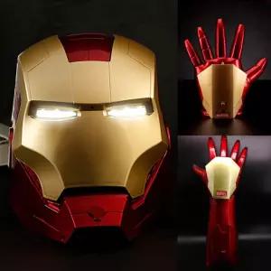 아이언맨 헬멧 Jarvis Armor 마스크 웨어러블 장갑 전신 어린이용 장난감 변형