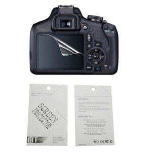 2 조각 캐논 100D 500D 650D 700D 750D 760D 800D 1100D 1300D 1500D 3000D 4000D 용 새 소프트 카메라 화면 보호 필름