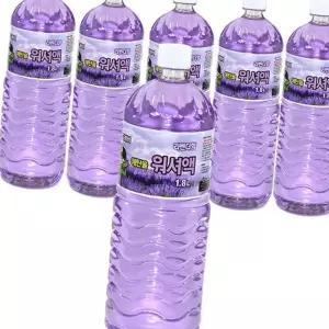 (다올)에탄올 워셔액 1.8L 6개입 자동차 세차 세제