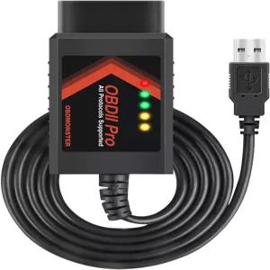 F150 F250 이상과 호환되는 ELM327 OBD2 어댑터 MS/HS CAN 자동 전환 Windows 전용 USB를 통한 OBDII 진단