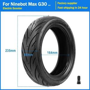 60/70-6.5 Segway Ninebot Max G30 전기 스쿠터 타이어 용 튜브리스 10 인치 CST 고무 외부 부품