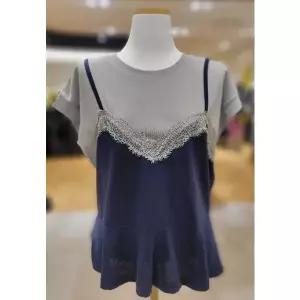 [반에이크](타임스퀘어점패션관)뷔스티에레이스티셔츠 VB68TSM313Z