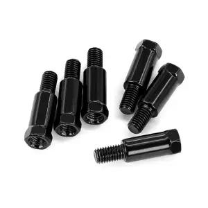 우리파파 오토바이 백미러 연장볼트 사이드 미러 볼트 8mm 10mm 블랙 긴볼트
