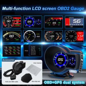 2025  F8 프로 OBD2  GPS 자동차 계기판 게이지 러시아어 아랍어 태국어  지원 차량 헤드업 디스플레이 HUD