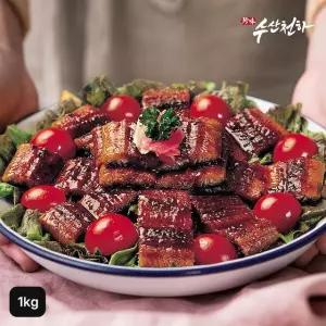 수산천하 힘찬 고창 민물 장어 1kg(4~7미)+초절임생강 1봉