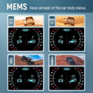 자동차 범용 A700 HUD 스마트 게이지 OBD2GPS 진단 도구 헤드업 디스플레이 속도계