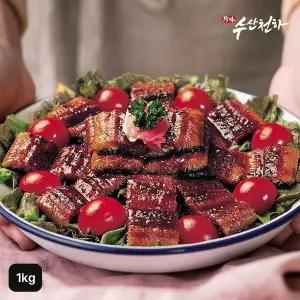 [NS홈쇼핑]수산천하 힘찬 고창 민물 장어 1kg(4~7미)+초절임생강 1봉[36082678]