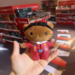F1 페라리 키티 태닝키티 굿즈 루이스 해밀턴 다이캐스트 미니카 레이싱 수트 헬로키티 인형
