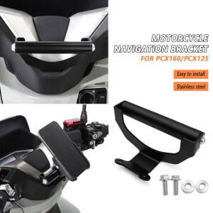 PCX브라켓 PCX 160 스탠드 홀더 PCX160 걸게 125 PCX125 걸이 오토바이 내비게이션 GPS 브라켓 거치대