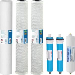 APEC 워터 시스템 FILTER-MAX-LITE180 상업용 등급 미국 제조 180 GPD 완전 교체형 필터 세트 역삼투압