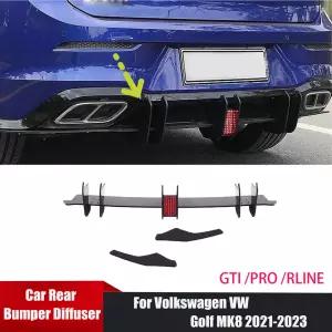 폭스바겐 골프 MK8 GTI PRO RLINE 21-23 리어 범퍼 립 디퓨저 익스텐션 스