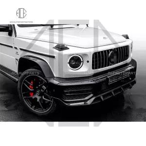 벤츠 G클래스 G500 G550 G63 리얼 카본 프론트 립 스포일러 호환