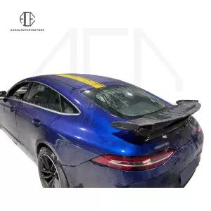 벤츠 AMG GT GTS GTR 쿠페 4도어 카본 리어 스포일러 트렁크 윙 바디 키트 호환