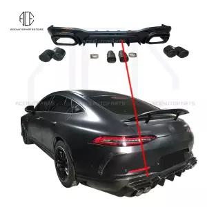 벤츠 AMG GT50 GT53 리어 립 카본 스플리터 디퓨저 호환