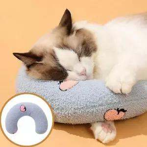 고양이 반려동물 머리 쿠션 목베개 강아지 머리 받침 낮잠 휴식