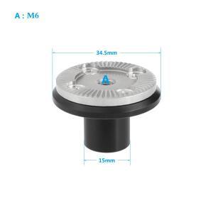 표준 ARRI Rosette M6 스레드 마운트 카메라 케이지 핸들그립용 15mm 마이크로 로드 포함 2팩
