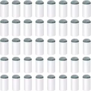 펑샤오메이 40pcs 슬립온 풀 큐 팁 당구 교체 키트 12mm/13mm 각 사이즈