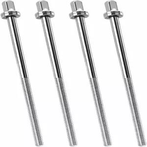 AIAS 베이스 드럼 텐션 로드 4 1/3 인치 110mm 팩 12/24 스레드 7/32 복원을 위한 교체품