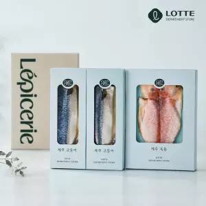 [롯데백화점]빅웨이브 제주 옥돔 고등어 혼합세트2호(옥돔4미680g+고등어6쪽1,020g)