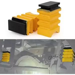 자동차 2PCS SSR33854 리어 헬퍼 스프링 서스펜션 스프린터 3500 왼쪽 및 오른쪽 호환 노란색
