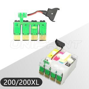 칩이있는 ciss 카트리지 xp-100 XP200 XP300 XP400 XP310 XP410 XP510 WF2520 WF2530 WF2540 WF-2510 프린