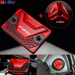 FZ8 오토바이 CNC 드레인 플러그 엔진 오일 필러 캡 Yamaha FZ8 FZ-8 FZ 8 ZF8N FZ8S FAZER 용 앞 브레이크