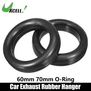 UXCELL 60mm 70mm O-링 자동차 범용 머플러 배기 행거 부싱 고무 브래킷 키트 2/4pcs