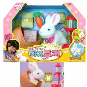 4세 정서안정 움직이는 토끼 돌보기 인형 set 유치원교구 사고능력 지능발달 상상력